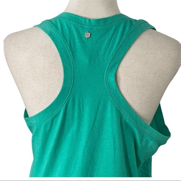 FABLETICS Green Teresa Tunic Hi-Low Racerback Tank Top SMALL - Picture 9 of 16
